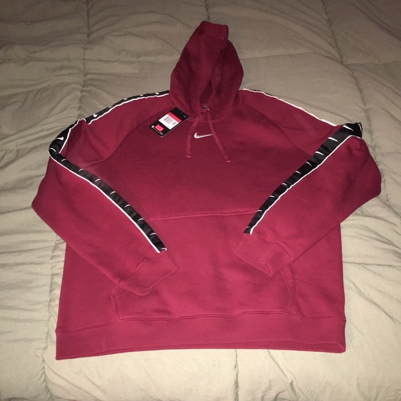 nike sportswear swoosh tape hoodie nike sportswear swoosh tape hoodie